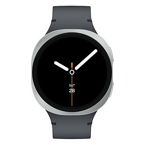 Galaxy Watch8 | 44 мм | 4G LTE | Silver | Sport/Graphite | S/M, Размер: 44 мм, Цвет: Silver, Тип ремешка: Sport, Цвет ремешка: Graphite, Размер ремешка: S/M, Подключение часов: Bluetooth / Wi-Fi + 4G LTE, изображение 2